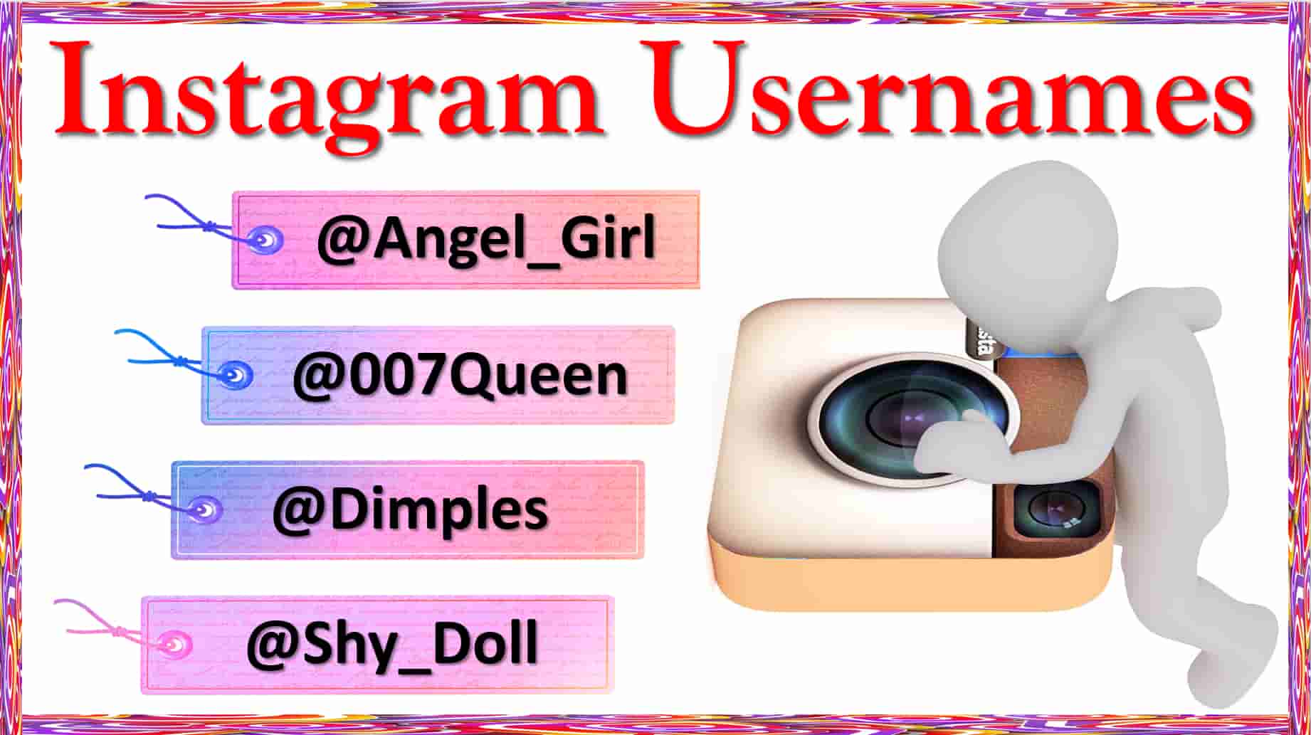 Aesthetic Instagram Usernames For Girls.